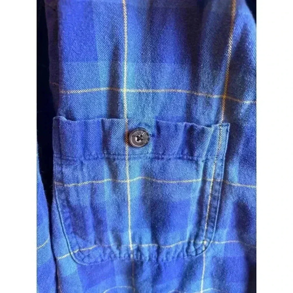 Duluth Trading Company Plaid Button-Down Men's Flannel Shirt 100% Cotton Size XL - Picture 2 of 6